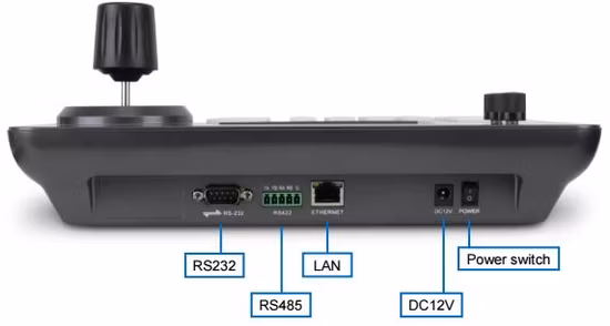 5 インチ LCD スクリーン、Onvif ネットワーク PTZ セキュリティ カメラ用キーボード コントローラー