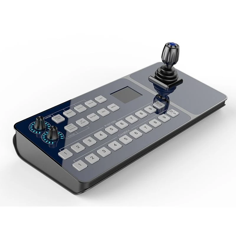 Cheap PTZ IP Joystick Keyboard Controller with RS232 / RS422 Control for Broadcasting Equipment