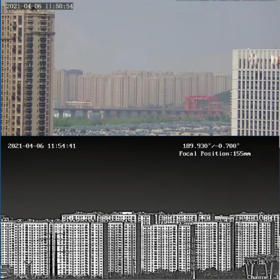 長距離監視 PTZ 赤外線サーマル IP カメラは昼夜を問わず 5km から視認可能